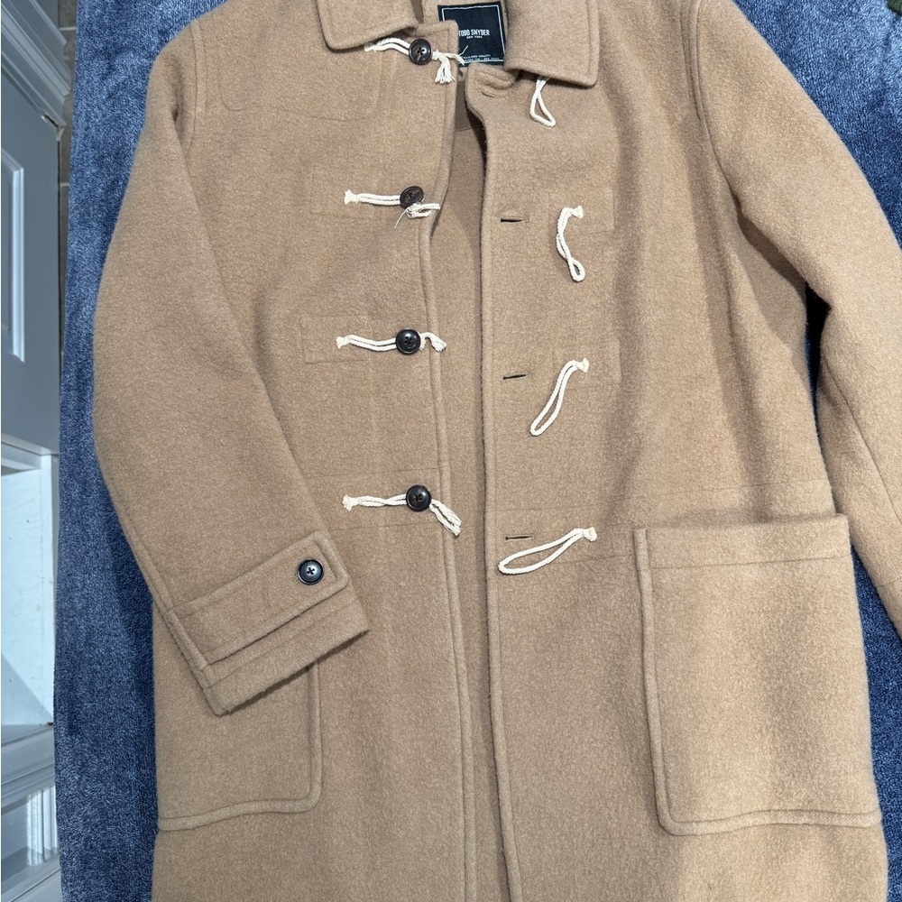Men's Tan Toggle Coat